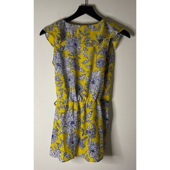 Japna Sleeveless Floral Peplum Wrap Top Size XS - Picture 2 of 6